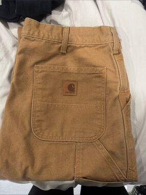 Carhartt Men’s Canvas Cargo Pants in Carhartt Brown